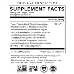 Label highlighting 15 Billion CFU