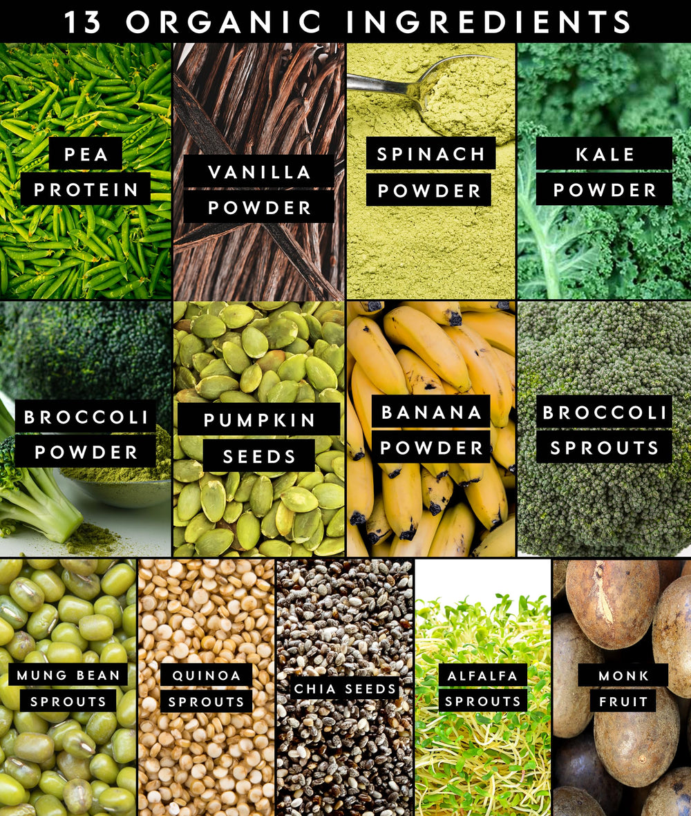 Truvani Organic label on bag highlights non-GMO vegan ingredients