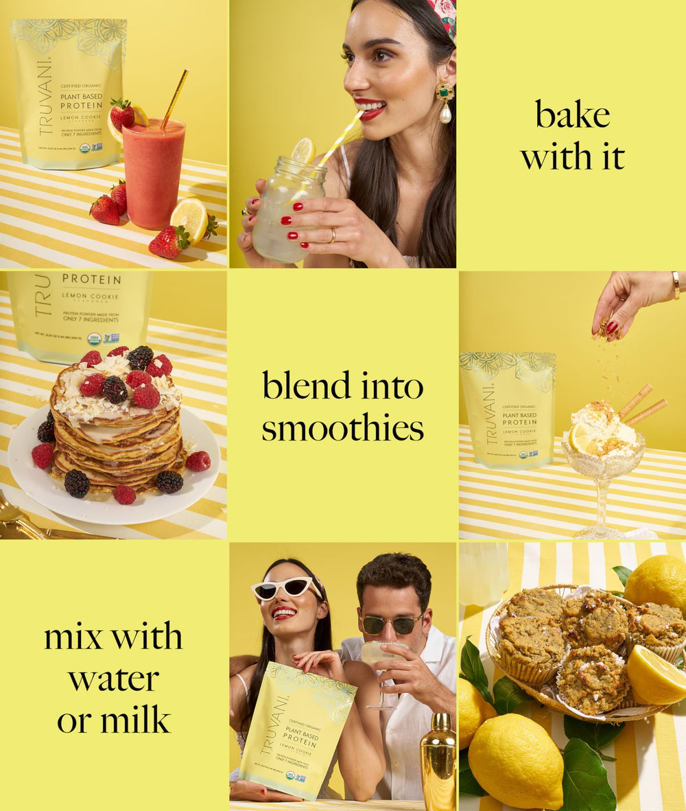 Truvani label card displaying USDA Organic and vegan certification