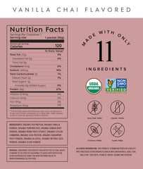 Truvani vanilla chai protein scoop for quick post-workout shake.