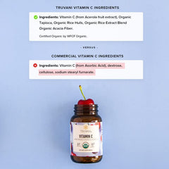 Truvani Vitamin C supplement made from real food ingredients