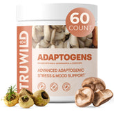 TruWild Adaptogen Blend bottle with cordyceps, maca and ashwagandha