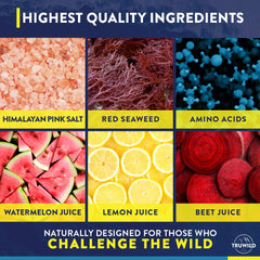 TruWild Hydration passionfruit guava poured into a glass for refreshment.