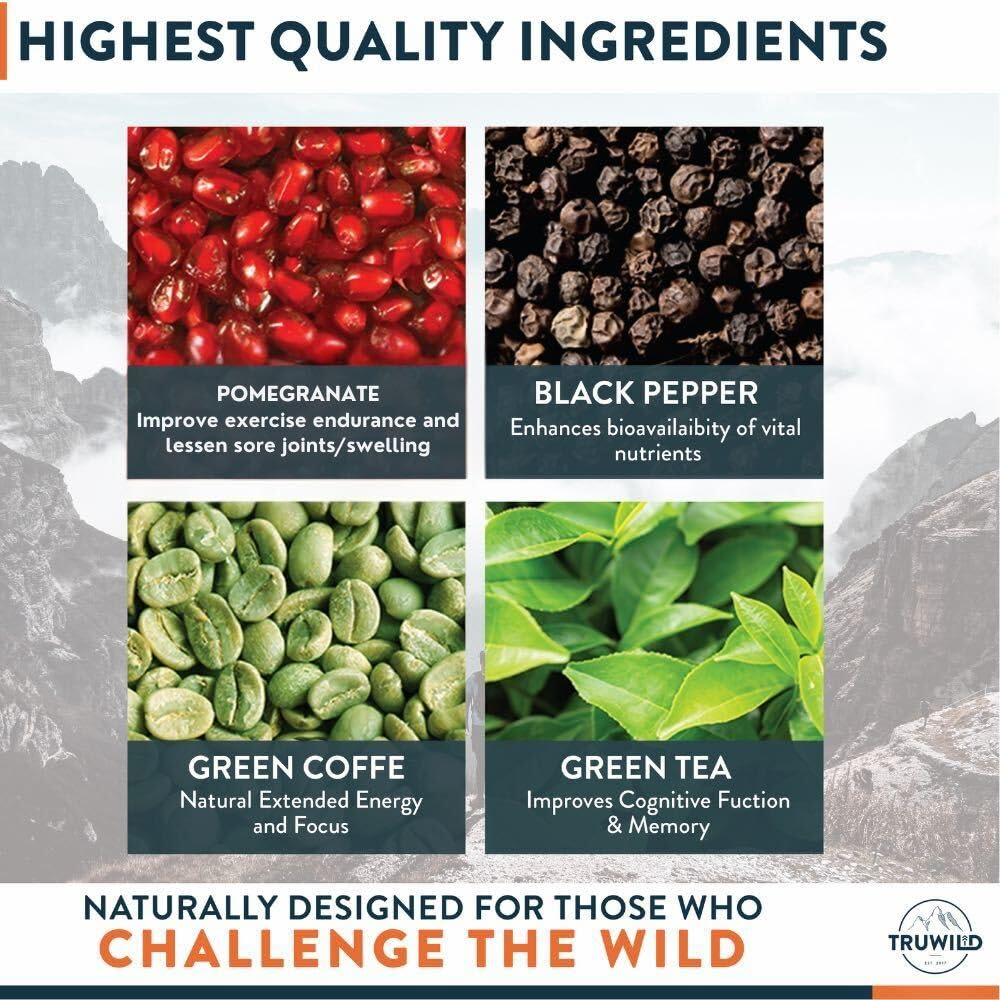 TruWild Motion shake bottle on outdoor trail for sustained performance