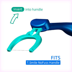 Close-up of the 5-inch long ergonomic handle