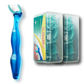 Blue 5-inch T.Smile NoFuss flosser kit handle