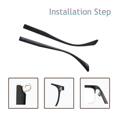 Glasses repair kit with screwdriver and accessories