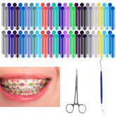 TTKBHHQ multi-color orthodontic ligatures kit - 2080 pieces - image 1