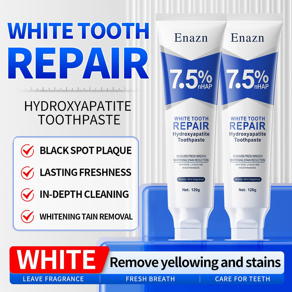 Three 4.23 oz toothpaste tubes together