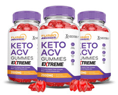 Justified Laboratories Tubo Ripped Keto ACV Gummies 3-Pack bottle on white background