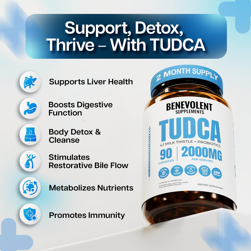 Ingredients: Tudca, milk thistle and probiotics