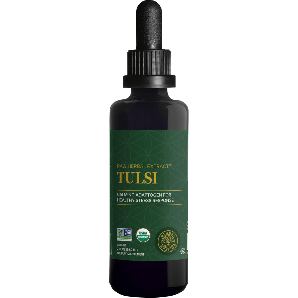 Global Healing Center Tulsi drops packaging