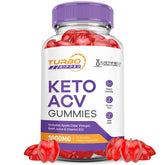 Front view of Justified Laboratories Turbo Ripped Keto ACV Gummies bottle