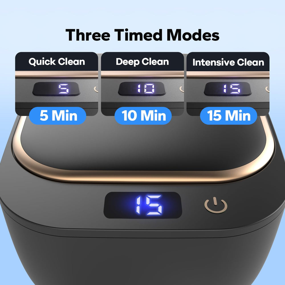 TurboTidy three cleaning modes: Quick, Deep, Intensive