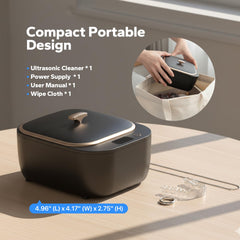 TurboTidy used for dental appliances and jewelry cleaning