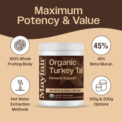 Hot water extraction process for Turkey Tail mushroom powder