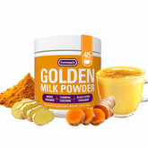 Turmaquik organic golden milk turmeric latte powder in a jar