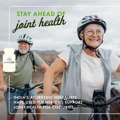 Graphic showing turmeric and black pepper for improved absorption