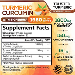 Close-up of turmeric curcumin capsules with BioPerine