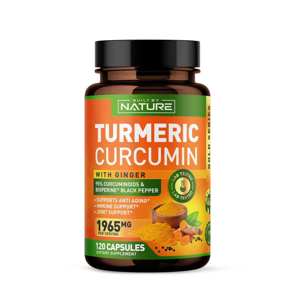Turmeric Curcumin 1965mg with Ginger and Bioperine for high absorption