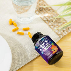 Packaging and bottle displayed on countertop