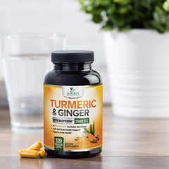 120-count turmeric curcumin bottle