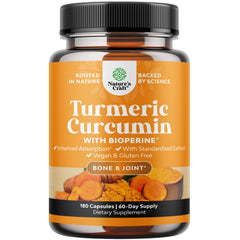Turmeric curcumin 95% curcuminoids with Bioperine for absorption