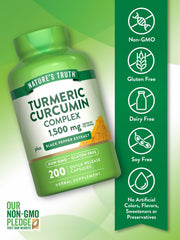 Turmeric Curcumin Complex proprietary blend with curcuminoids per serving