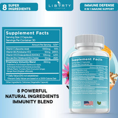 Turmeric Curcumin Ginger immune-support capsule