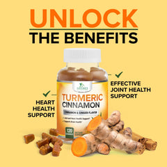 Gluten-free turmeric curcumin gummies package