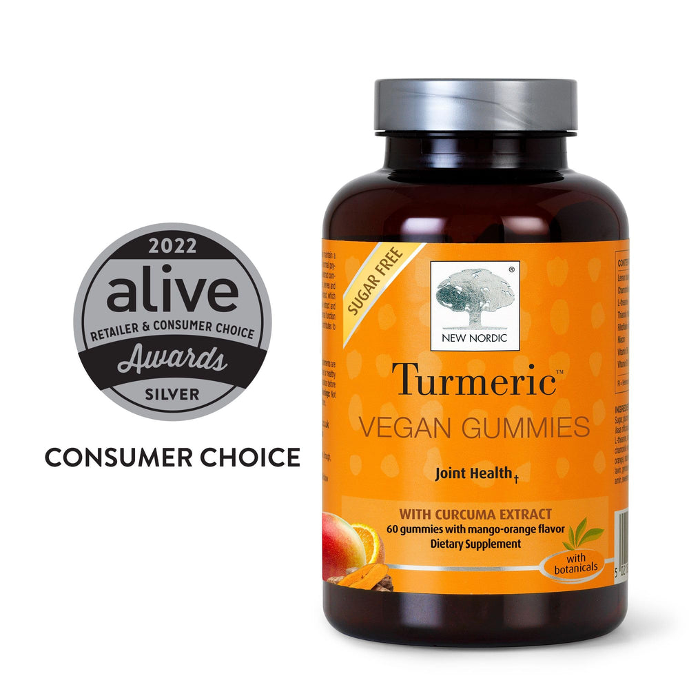 Turmeric Curcumin Gummies Mango Orange packaging