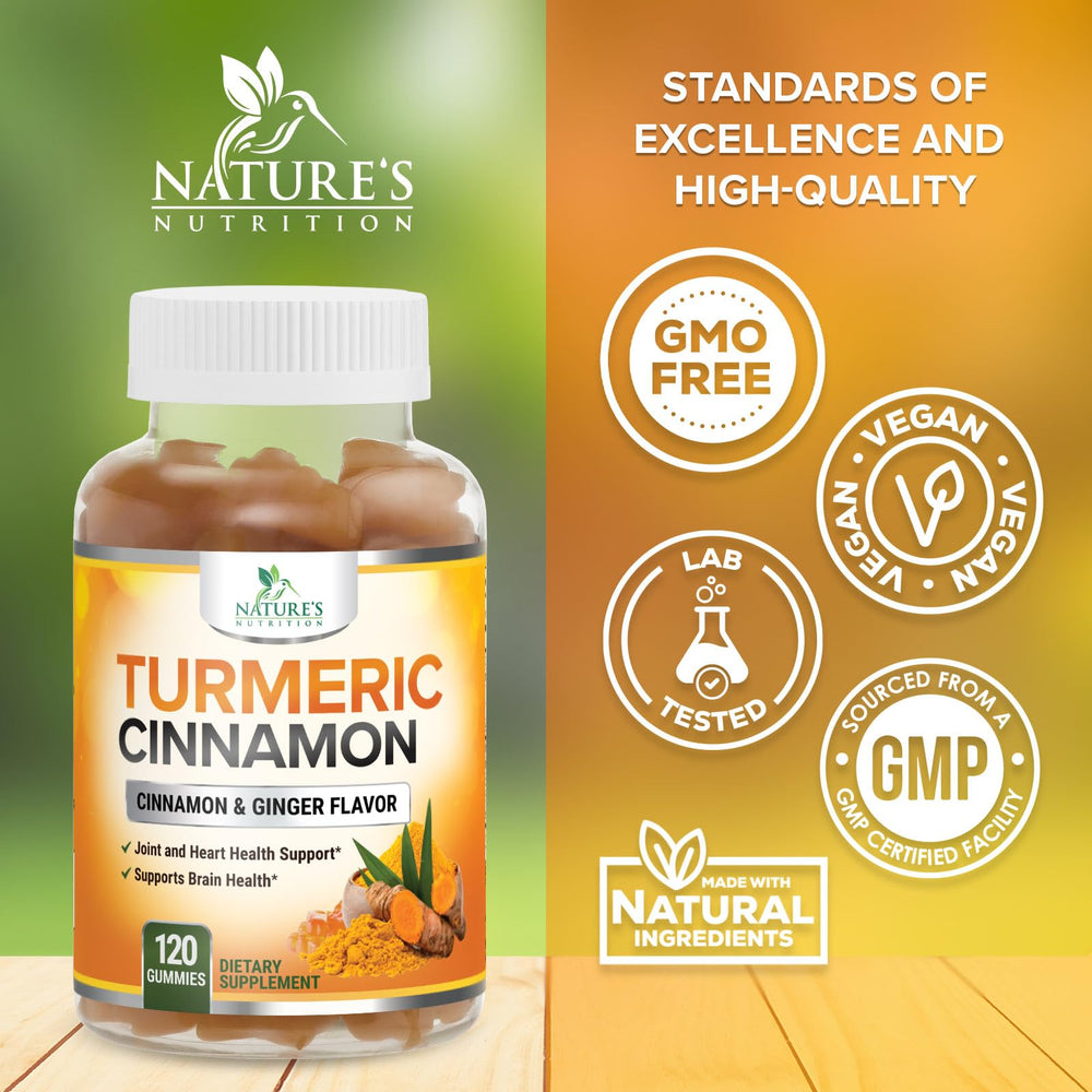 Vegan, non-GMO turmeric curcumin gummies