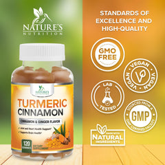 Vegan, non-GMO turmeric curcumin gummies