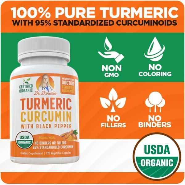 Turmeric Curcumin joint support supplement – 120 capsules