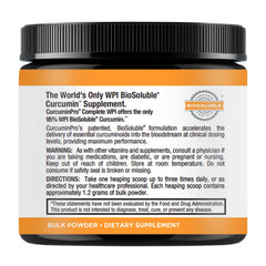 Clean turmeric-ginger ingredient blend without fillers