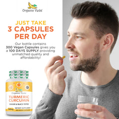 Turmeric root extract showing 500 mg component