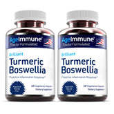 Turmeric Curcumin with Boswellia bottle – front view