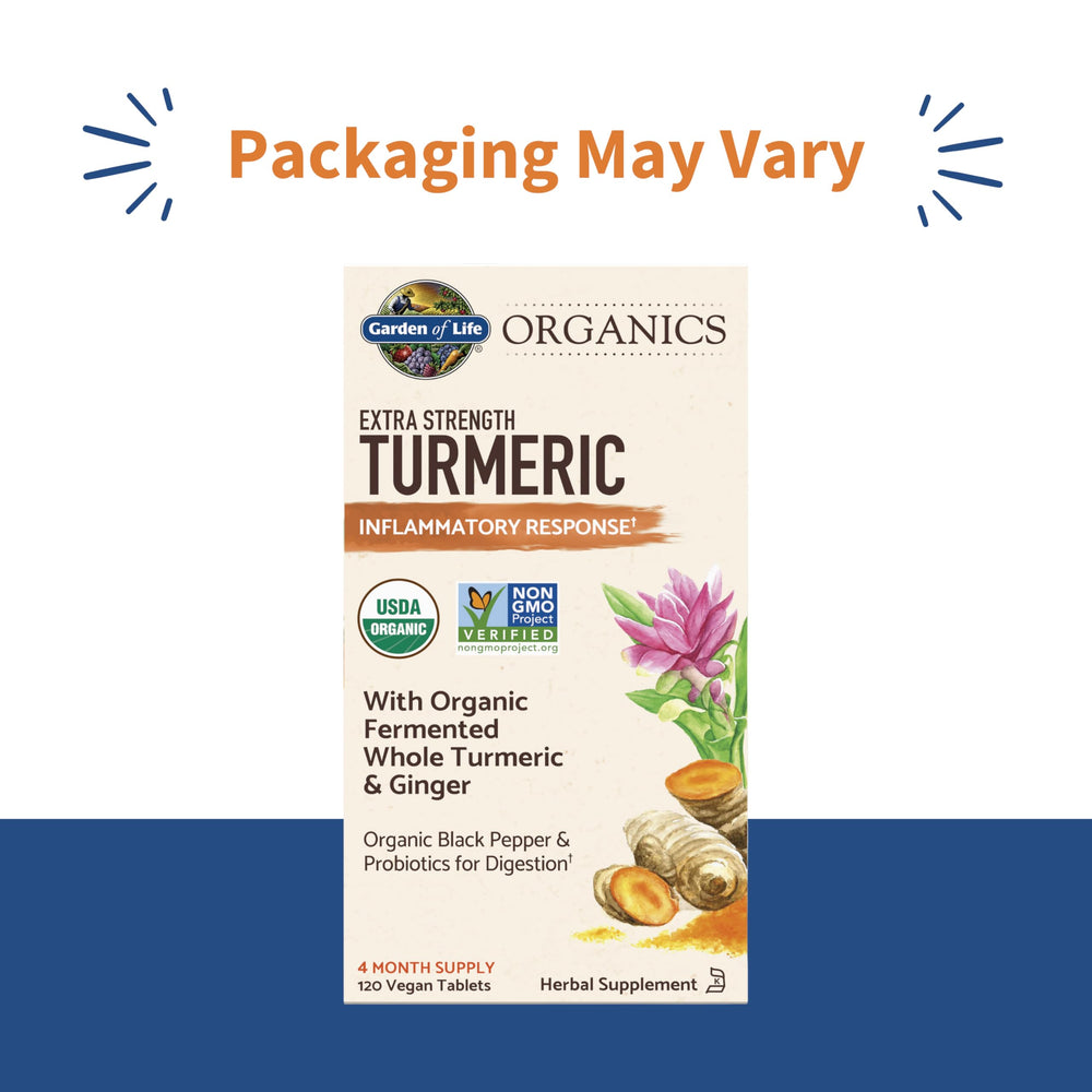 Fermented organic turmeric and ginger root to boost bioavailability