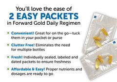 Twice-daily packets for easy dosing