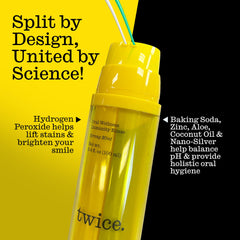 3.4oz bottle size graphic for Twice Twice Immunity Rinse