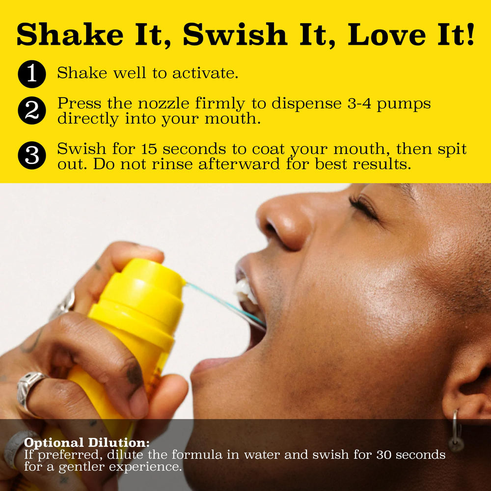 Pour spout and cap of Twice Twice Immunity Rinse