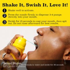 Pour spout and cap of Twice Twice Immunity Rinse