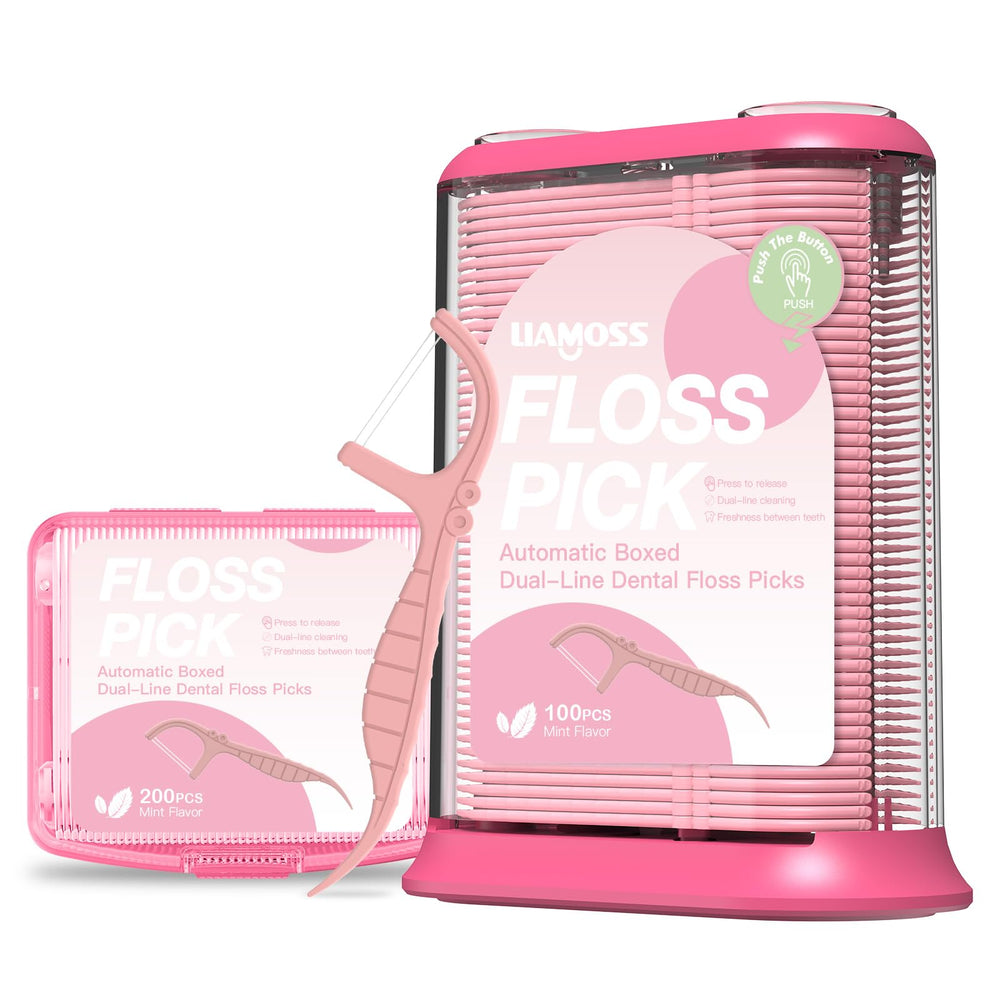 Twin Line Dental Flossers with Floss Picks Dispenser product shot