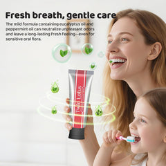 Gum care and enamel strength with Twin Lotus herbal toothpaste