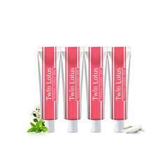 Twin Lotus Original Herbal Toothpaste 4-pack front view