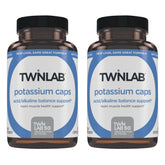 Twinlab Potassium Caps bottle and packaging in a two-pack