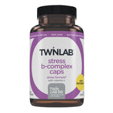 Bottle of Twinlab Stress B-Complex Caps label visible