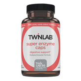 Twinlab Super Enzyme Caps bottle front view