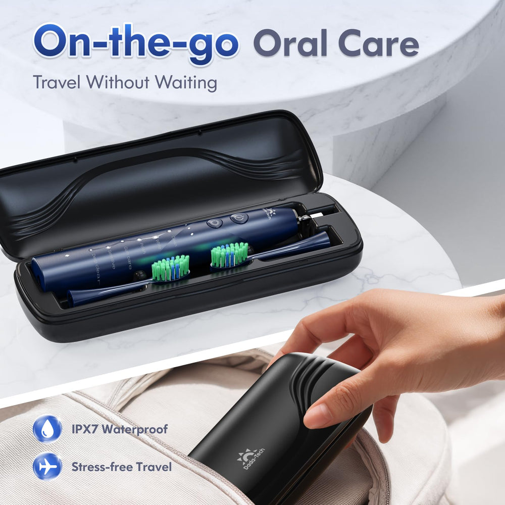 2-minute timer indicator on toothbrush