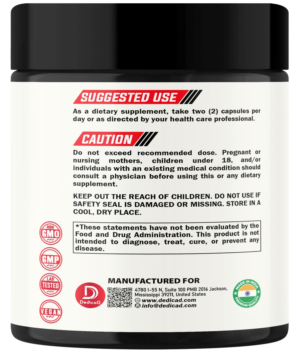 Two-month supply of DEDICAD Wormwood capsules